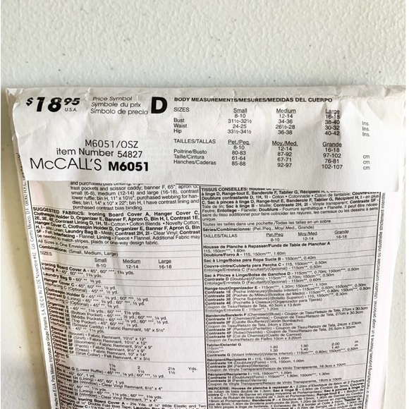 Simplicity Simply Teen & McCall’s Home Decorating Sewing Patterns, New - Picture 5 of 5